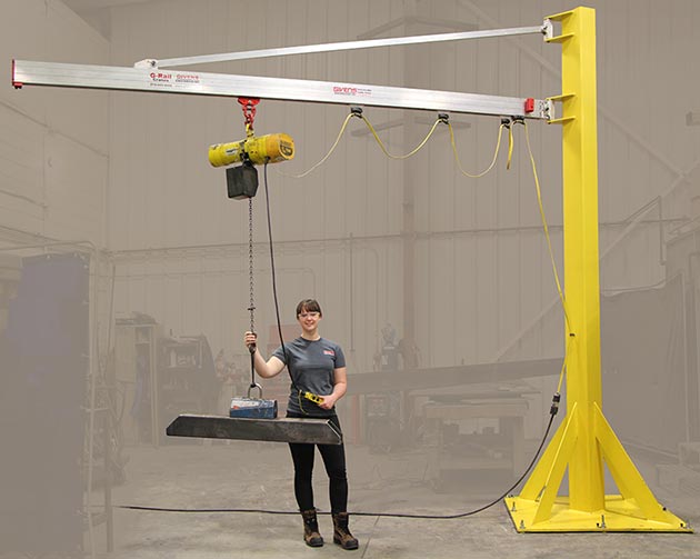 J250 Jib Crane by Givens Engineering Inc. manufactured in Canada.